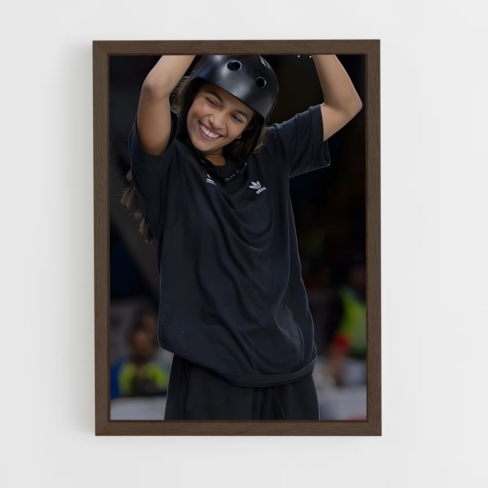 Poster Rayssa de leal – affiche Skateboard (vue 5)